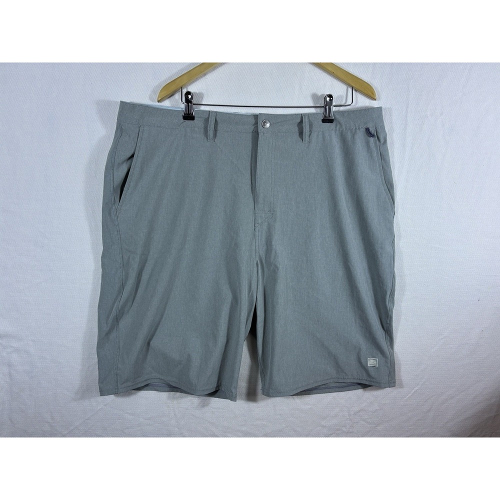 COVA Mens Hybrid Shorts Size 40 Gray Heather Surf n Turf‎ Performance Stretch